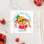 Coole Ananas Serviette (Beispiel)