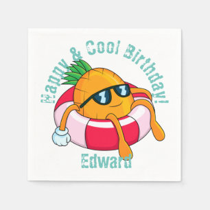 Coole Ananas Serviette
