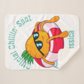 Coole Ananas Sherpadecke (Vorderseite (Horizontal))