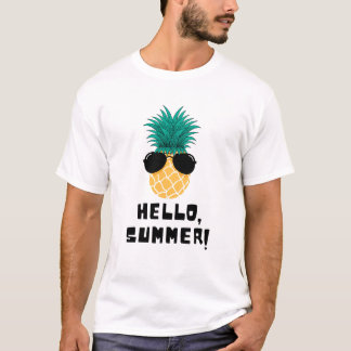 Coole Ananas Sommer Kunst T-Shirt