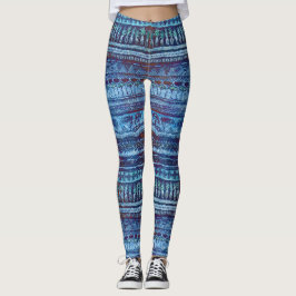 Coole Ananas-Stammes- Muster Leggings