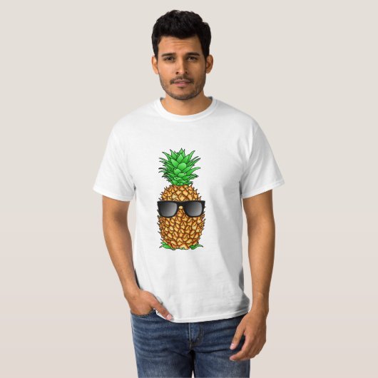 Coole Ananas T-Shirt (Vorne ganz)