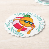 Coole Ananas Untersetzer (angewinkelt)