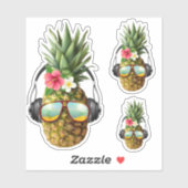 Coole Ananas Vinyl Stickers Aufkleber (Blatt)