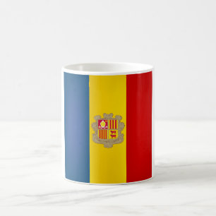 Coole Andorra-Fahne Kaffee-Tasse Kaffeetasse
