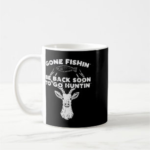 Coole Angeln bald wieder Jagd Hirsch Elk Jäger Buc Kaffeetasse