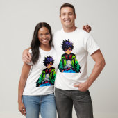 Coole Anime-Jungen-Kunst T-Shirt (Unisex)
