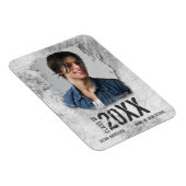 Coole Ankündigung des Graduate Foto Grunge Magnet (Rechte Seite)