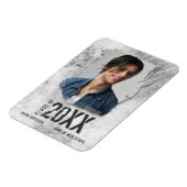 Coole Ankündigung des Graduate Foto Grunge Magnet (Linke Seite)