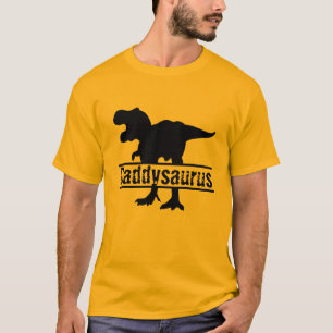 coole anpassbare Daddysaurus-Familie Dinosaurier T-Shirt
