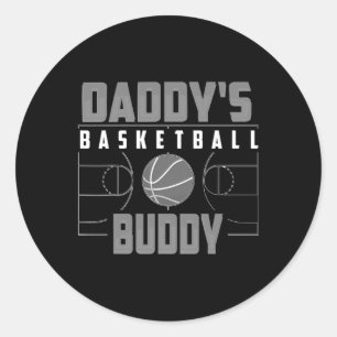 Coole ansprechende Daddy's-Sketch-Kumpel-Geschenk Runder Aufkleber