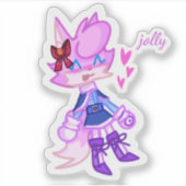 Coole Anthro Animal Version 2 Laptop Sticker (Vorderseite)