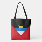 Coole Antigua- und Barbuda-Fahne Tasche (Rückseite)