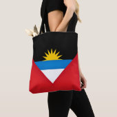 Coole Antigua- und Barbuda-Fahne Tasche (Von Nahem)