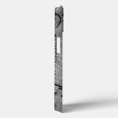 Coole antike Grunge-Effekt-Piano-Musiknoten Case-Mate iPhone Hülle (Rückseite / Rechts)