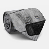 Coole antike Grunge-Effekt-Piano-Musiknoten Krawatte (Gerollt)