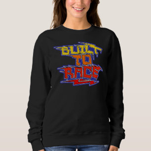 Coole Anweisung Rennfahrer für Sportwagen Sweatshirt
