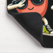 Coole Apfelkunst für Männer Kinder Apfelsaft Mousepad (Ecke)