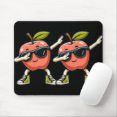 Coole Apfelkunst für Männer Kinder Apfelsaft Mousepad (Mit Mouse)