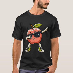 Coole Apfelkunst für Männer Kinder Apfelsaft T-Shirt