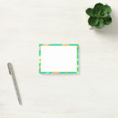 Coole Aqua Abstrakt Liquid Stil moderne Malerei Post-it Klebezettel (Büro)