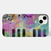 Coole Aquarellfarben Spritzer Farbiges Klavier Case-Mate iPhone Hülle (Rückseite (Horizontal))