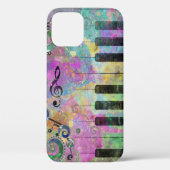 Coole Aquarellfarben Spritzer Farbiges Klavier Case-Mate iPhone Hülle (Rückseite)