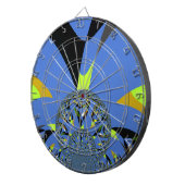 Coole Arches mit Fraktal Spheres Art Design Dartscheibe (Vorderseite rechts)