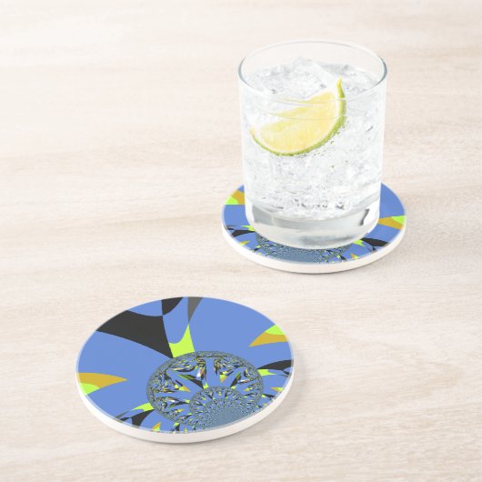 Coole Arches mit Fraktal Spheres Art Design Getränkeuntersetzer (Seite)