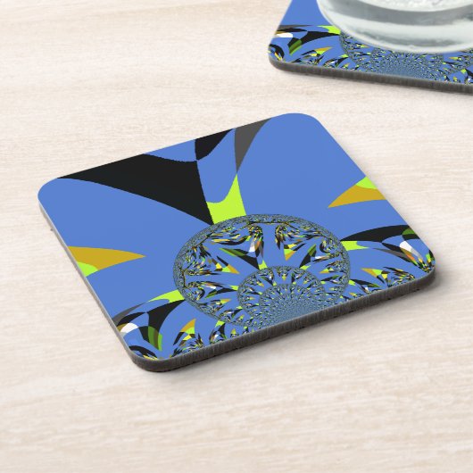 Coole Arches mit Fraktal Spheres Art Design Getränkeuntersetzer (Linke Seite)