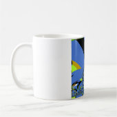 Coole Arches mit Fraktal Spheres Art Design Kaffeetasse (Links)