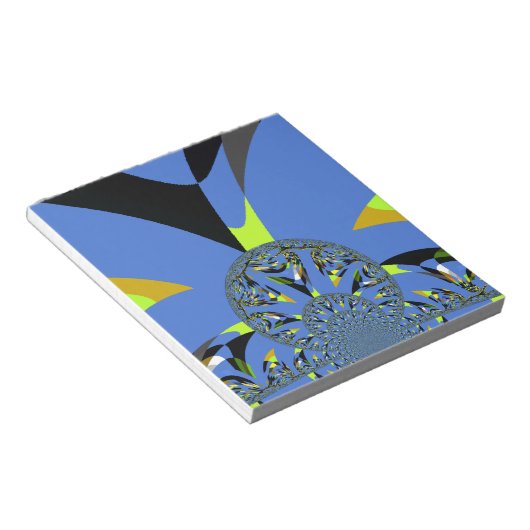 Coole Arches mit Fraktal Spheres Art Design Notizblock (angewinkelt)