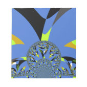 Coole Arches mit Fraktal Spheres Art Design Notizblock (Vorderseite)