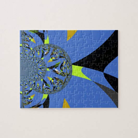 Coole Arches mit Fraktal Spheres Art Design Puzzle (Horizontal)