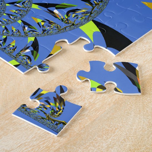 Coole Arches mit Fraktal Spheres Art Design Puzzle (Seite)