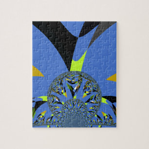 Coole Arches mit Fraktal Spheres Art Design Puzzle