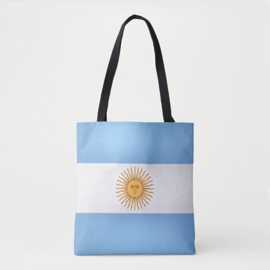 Coole argentinische Flagge Tasche (Vorderseite)