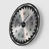Coole Armbanduhren aus Rundsägen Große Wanduhr (Winkel)