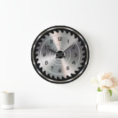 Coole Armbanduhren aus Rundsägen Große Wanduhr (Zuhause)