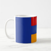 Coole armenische Flagge Kaffeetasse (Links)