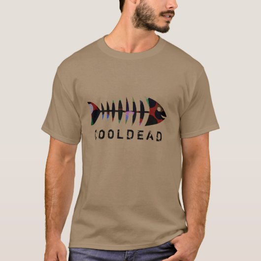 Coole Art Cooldead Fishbone T-Shirt (Vorderseite)