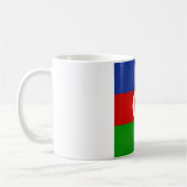 Coole aserbaidschanische Flagge Kaffeetasse (Links)