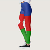 Coole Aserbaidschanische Flagge Leggings (Links)