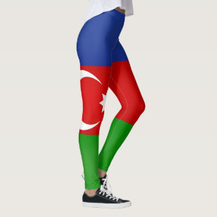 Coole Aserbaidschanische Flagge Leggings