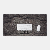 Coole Asphaltdeckenlinien Monogram Schreibtischunterlage (Tastatur & Maus)