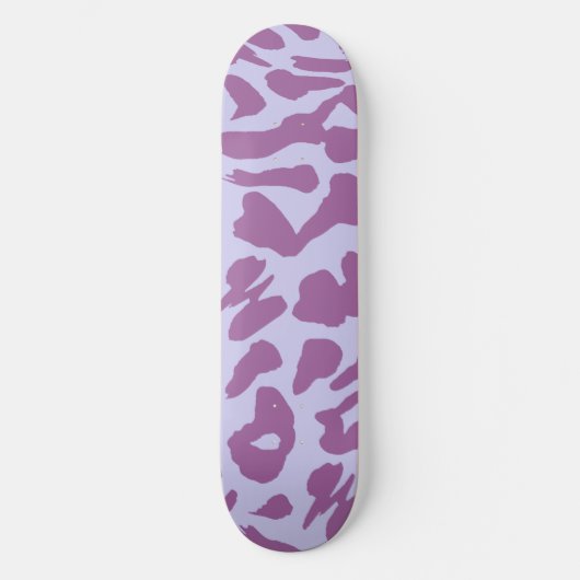 Coole Ästhetik Rosa Weiß Skateboard (Vorderseite)