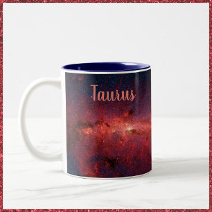 Coole Astrologie Space-Tasse Zweifarbige Tasse