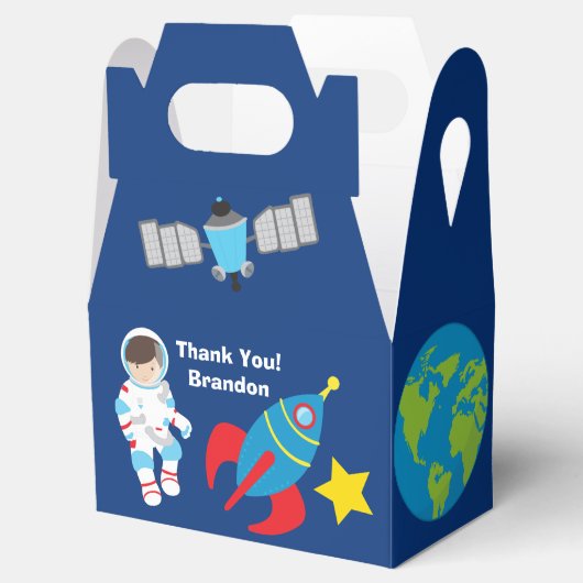 Coole Astronautenpartei Geschenkschachtel (Geöffnet)