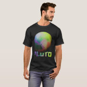 Coole Astronomie des Pluto Dwarf Planet Kuiper Bel T-Shirt (Vorne ganz)