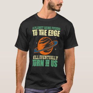 Coole Astronomie Weltraumplanet Retro Science Eart T-Shirt